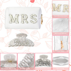 Tkifoda bride claw clip, secure grip for elegant wedding styling.