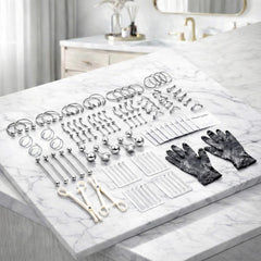 Kit de piercing TKKUY para ombligo, acabado duradero en acero 316L.