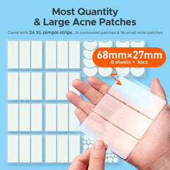 TKTK patch set with five sizes for versatile coverage.