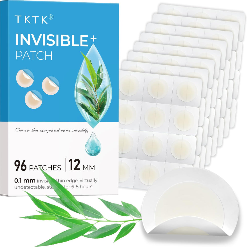 Parche TKTK 12 mm invisible en la frente para cubrir granos.