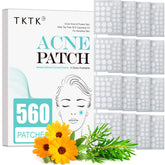 Parche TKTK de 8 mm para granos localizados, absorbe secreciones y protege la piel.