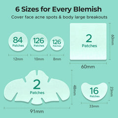 TKTK patch back/cheek 60x60mm covers larger breakouts
