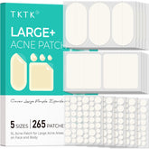 TKTK XL 60x30mm face patch provides wide coverage for larger breakouts.