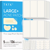 TKTK XL patch covering a large zit area for quick protection.
