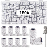 TKYZMS 100 pcs sanding bands in a transparent box for easy storage and value.