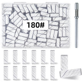 TKYZMS 100-piece sanding bands in a compact box for easy storage.