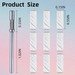 TKYZMS compatible with 3/32-inch nail files for convenient reshaping.