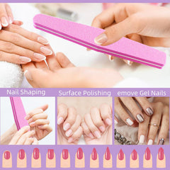 TKYZMS fingernail file promotes clean, hygienic nails with simple rinsing.