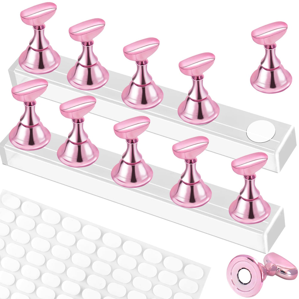 TKYZMS nail stand two-set base for stable practice and display