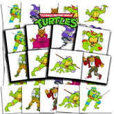 TMNT Michelangelo hero design tattoo, perfect party favors for kids.