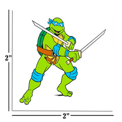 TMNT nine-sheet collection tattoos, easy to apply and remove for events.