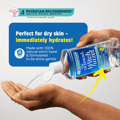 T.N. Dickinson's Witch Hazel with hyaluronic acid and aloe delivers hydration.