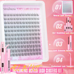 TNFVLONEINS Lash remover for clusters cleans lashes gently