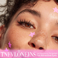 TNFVLONEINS manga lash clusters 12mm for enhanced curl and definition