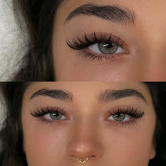 TNFVLONEINS mink lashes natural look adds subtle volume for everyday elegance