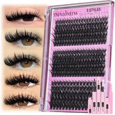 TNFVLONEINS wispy cluster lashes kit for natural daytime wear and subtle volume.