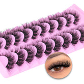 TNFVLONEINS Wispy Lashes natural look 4D volume for everyday fullness.