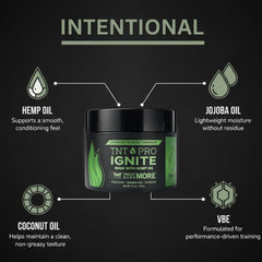 Uso para hombres y mujeres con Ignite Sudor Crema durante el entrenamiento.