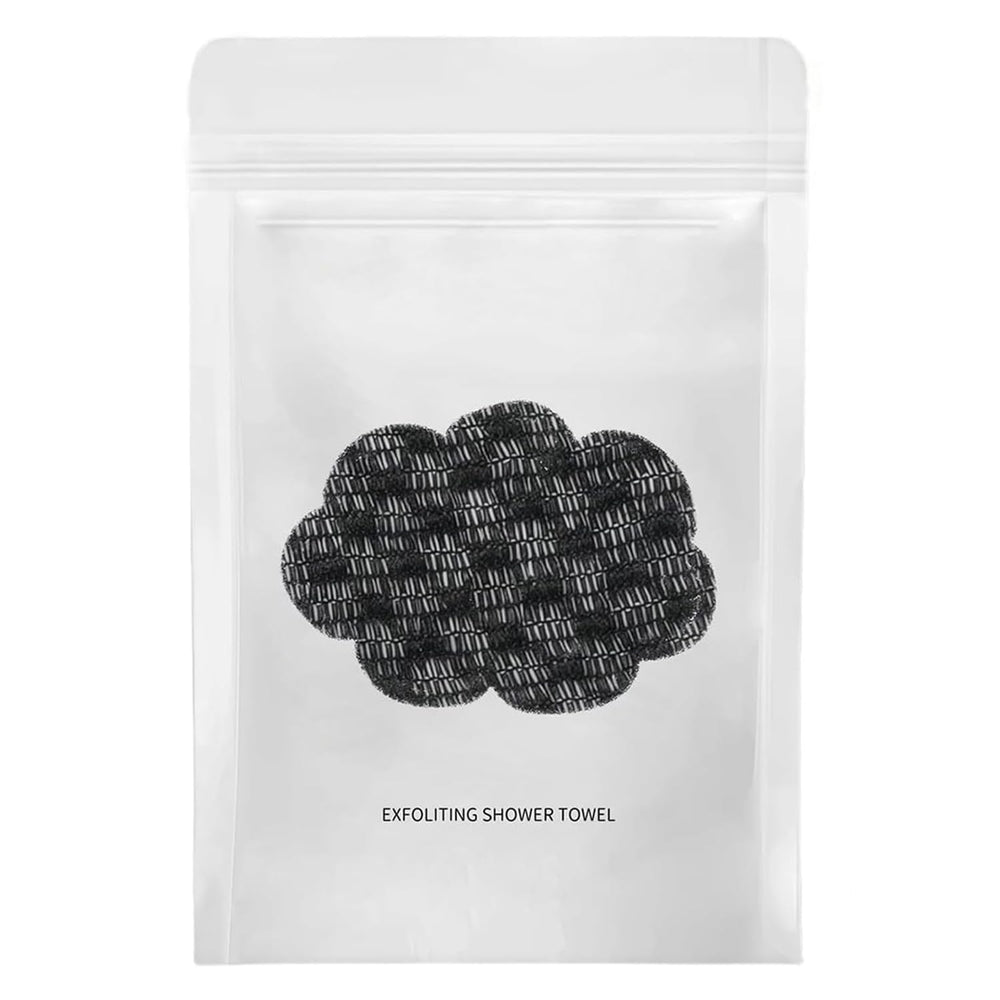 toalla exfoliante para ducha con doble cara exfolia el cuerpo y el rostro