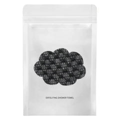 toalla exfoliante para ducha con doble cara exfolia el cuerpo y el rostro