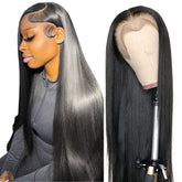 tobasew 13x6 straight lace front wig with natural hairline and 28 inch length for versatile styling