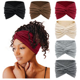 Tobeffect turbante-7-pulgadas-frente-nudo, estilo elegante y sujeción estable para uso diario.