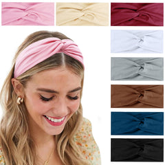 Tobeffect turbante para mujer, ancho, cómodo para mantener el peinado diario.