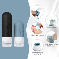 Tocelffe spray bottles for easy mist application on the go.
