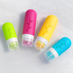 Tocelffe travel accessories including funnel and spatulas for easy refills and cleaning