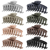 TOCESS pinzas para cabello grandes con acabado mate, agarre suave y seguro.