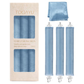 Togayu heatless curls overnight set with three jumbo velvet curlers for overnight waves.