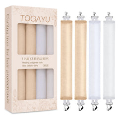 Togayu heatless curls overnight set with velvet rollers for damage-free styling on all hair types