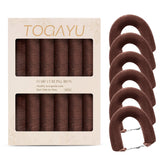 Togayu heatless curls set shows velvet heart shaped curlers for gentle, damage-free styling