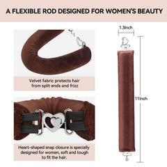 Togayu overnight curlers fit side sleepers for comfortable, secure sleep and waves