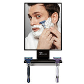 ToiletTree fogless shower mirror main view for clear in-shower grooming