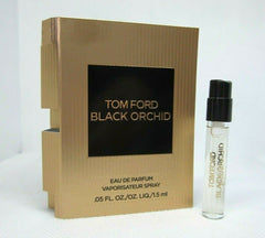 Tom Ford Black Orchid spray vial showcases rich notes for a night-out fragrance experience.