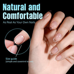 TOMICCA breathable soft acrylic tips ensure comfortable wear.