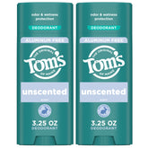 Tom's of Maine Desodorante sin fragancia mostrado en la aplicación clara para uso diario