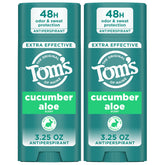 Tom’s of Maine antitranspirante pepino aloe en envase doble para uso diario