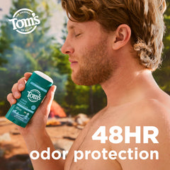 Creamy texture of Tom's of Maine Clean Coast deodorant stick for comfortable wear