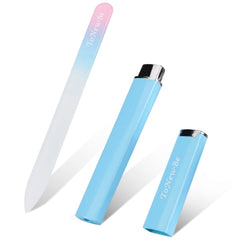 ToNewBe double-sided etched glass nail file for smooth edges and precise shaping.