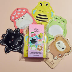 Mascarilla facial hidratante TONYMOLY x Squishmallows para piel suave y fresca.