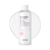 TONYMOLY Wonder Ceramide Mochi Milky Toner bottle highlighting hydration