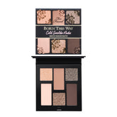 Too Faced Born This Way Natural Nudes Mini Palette with compact mirror for travel-ready looks.