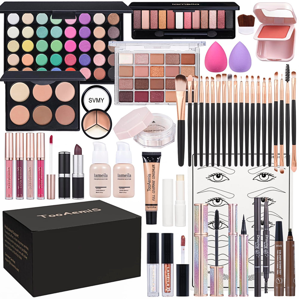 TooAemiS makeup set eyeshadow palette with 16 shades for versatile looks