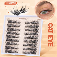 TOOCHUNAG easy at-home DIY lash extensions with simple steps