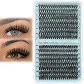 TOOCHUNAG 320-piece clusters in soft PBT for at-home fluffy lash look