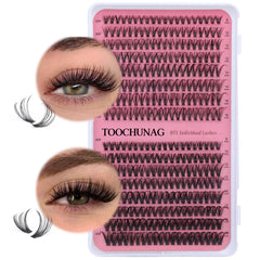 TOOCHUNAG lash clusters 30D-40D 320pcs for at home extensions