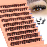 TOOCHUNAG lash clusters DD curly lashes deliver a natural wispy look for daily wear.