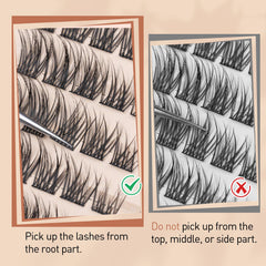 TOOCHUNAG 8-16mm lengths provide versatile lash styles
